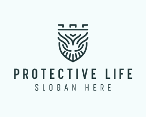 Shield Crest Security logo design