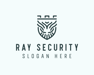 Shield Crest Security logo design