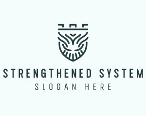 Shield Crest Security logo design