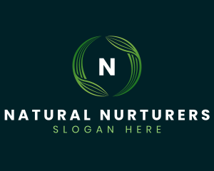 Leaf Nature Spa logo design