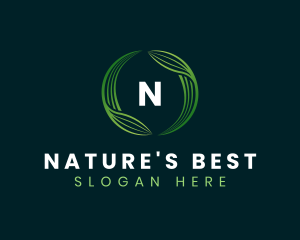 Leaf Nature Spa logo design