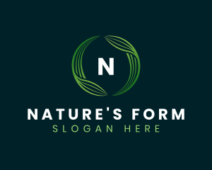 Leaf Nature Spa logo design