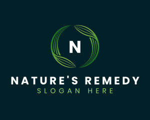 Leaf Nature Spa logo design