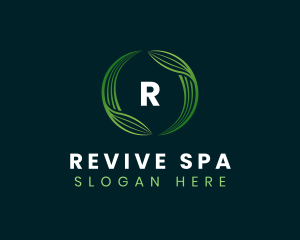 Leaf Nature Spa logo design