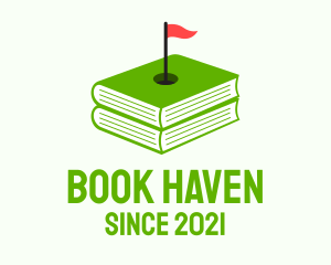 Golf Training Book logo design