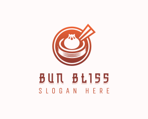 Steamed Bun Asian Cuisine logo design