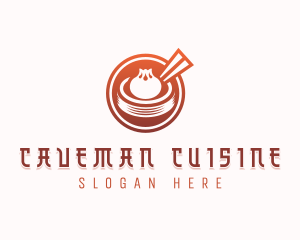 Steamed Bun Asian Cuisine logo design