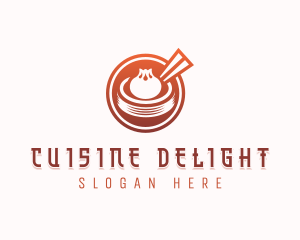 Steamed Bun Asian Cuisine logo design