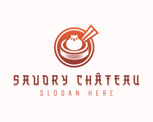 Steamed Bun Asian Cuisine logo design