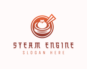 Steamed Bun Asian Cuisine logo design