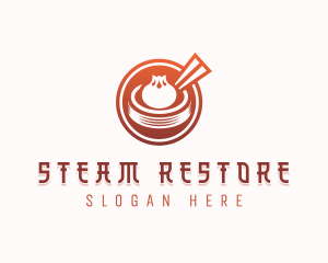 Steamed Bun Asian Cuisine logo design