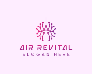 Respiratory Lung Disease logo design