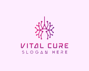 Respiratory Lung Disease logo design