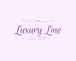 Luxurious Feminine Fashion logo design