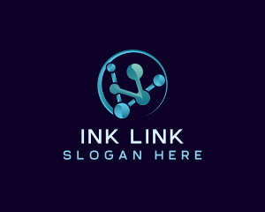 Link Software Technology logo design