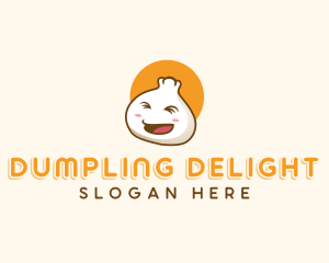 Happy Dumpling Dimsum logo design