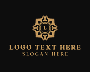 Stylish Floral Boutique Logo