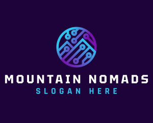 Mountain Data Tech logo design