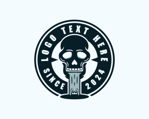 Indie - Skull Tattoo Streetwear logo design