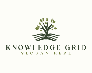 Tree Book Literature logo
