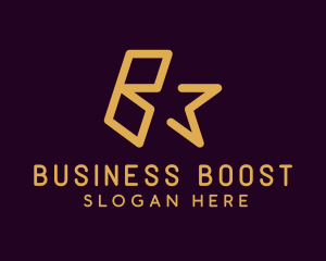 Premium Star Letter B Business logo design