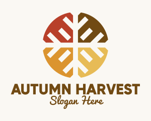 Autumn Tree Radial logo design