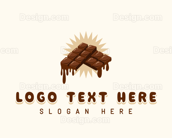 Sweet Chocolate Candy Logo