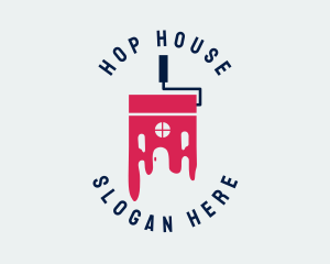 House Paint Renovation logo design