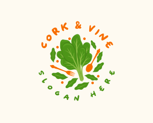 Spinach Salad Bar logo design