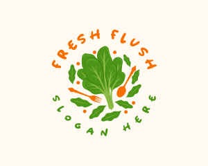 Spinach Salad Bar logo design