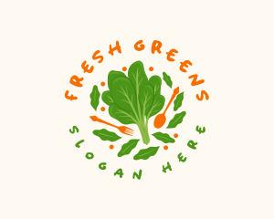 Spinach Salad Bar logo design