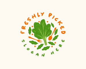 Spinach Salad Bar logo design