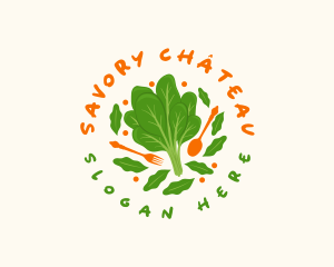 Spinach Salad Bar logo design