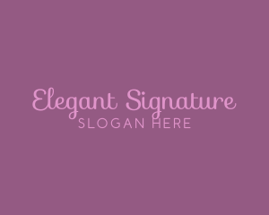 Elegant Cosmetic Business logo design