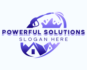 Power Wash Sanitation logo design