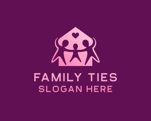 Family Home Orphanage logo design