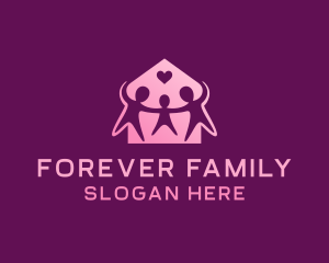 Family Home Orphanage logo design