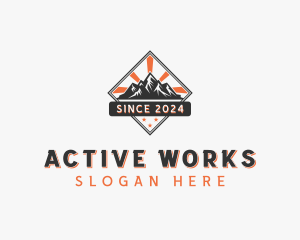 Peak Mountain Trekking logo design