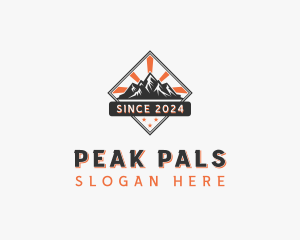 Peak Mountain Trekking logo design