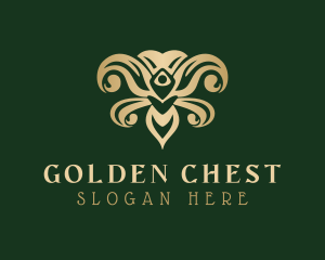 Gold Nature Wellness  logo design