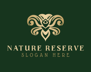 Gold Nature Wellness  logo design