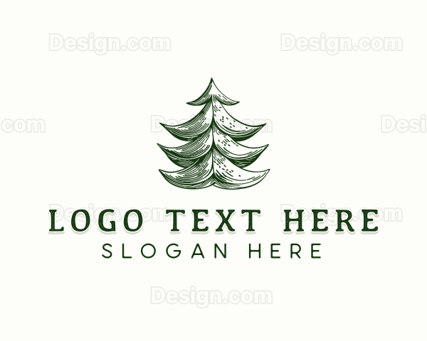 Eco Pine Tree Logo