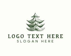 Eco Pine Tree Logo