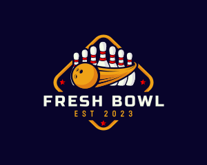 Bowling Athletic Sports logo design