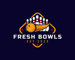 Bowling Athletic Sports logo design