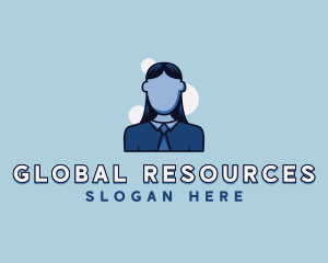 Female Human Resources logo