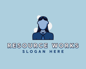Female Human Resources logo