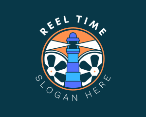 Lighthouse Reel Production logo design