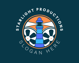 Lighthouse Reel Production logo design