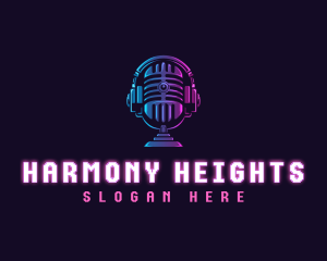 Podcast Headset Microphone logo